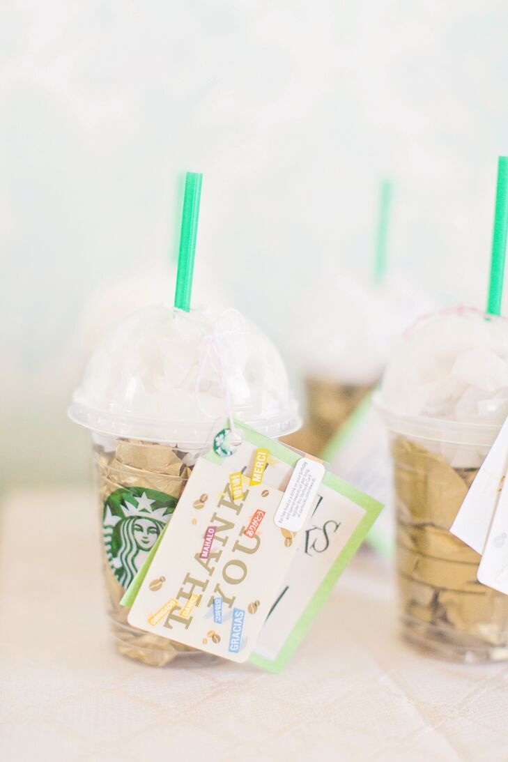 Ashley Said Thank You To Her Bridesmaids With A Sweet Treat From Starbucks Gift