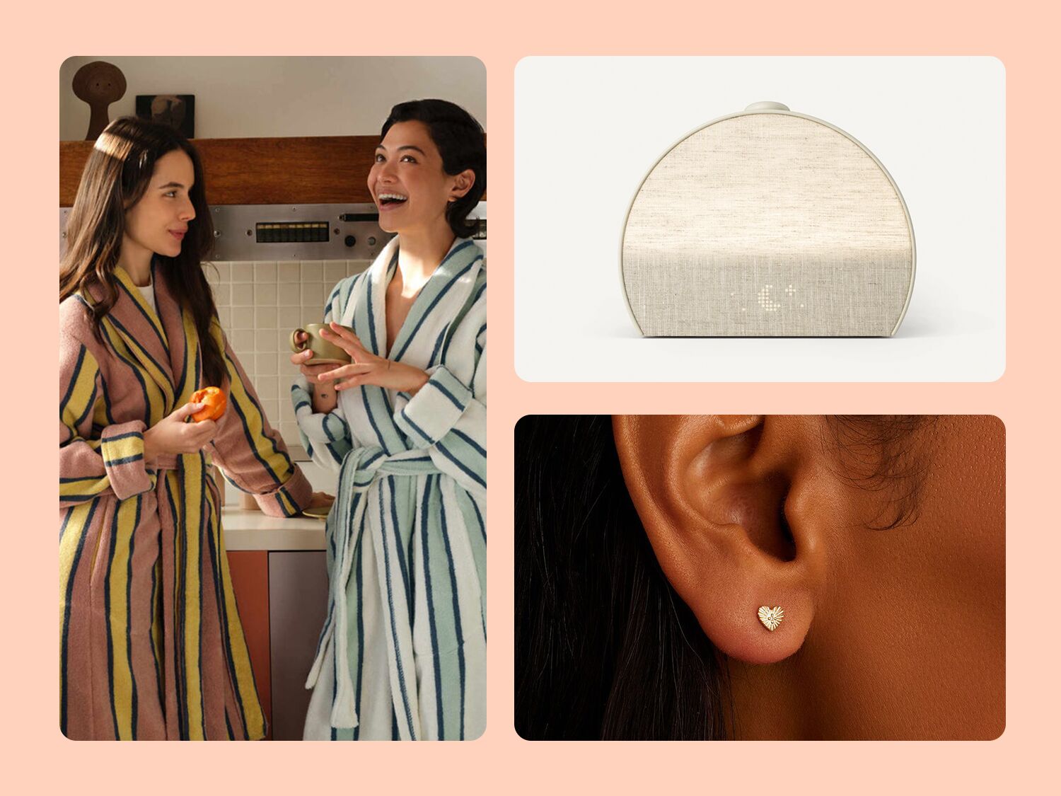 Collage of first anniversary gift ideas