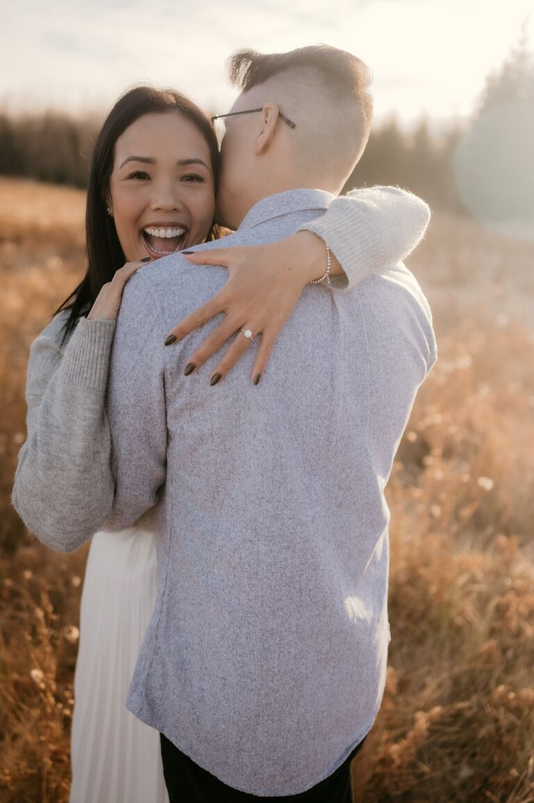Danny proposed! Before going on their first big international trip together - Japan and Australia