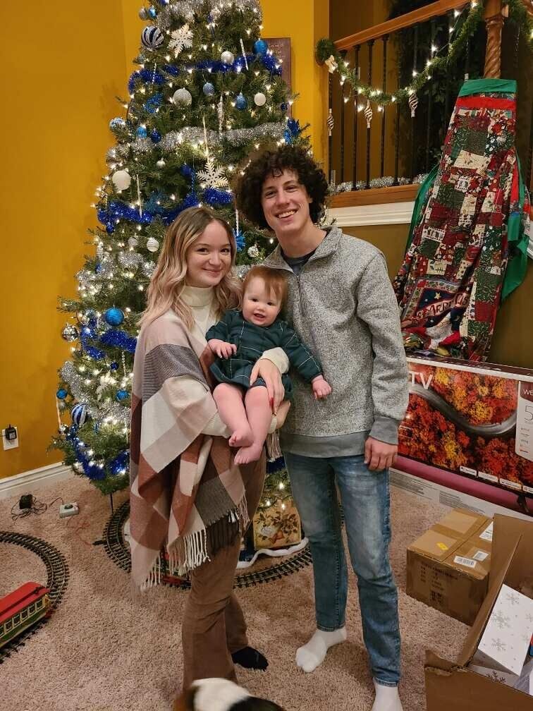 Christmas 2021. Maggie's first Christmas!