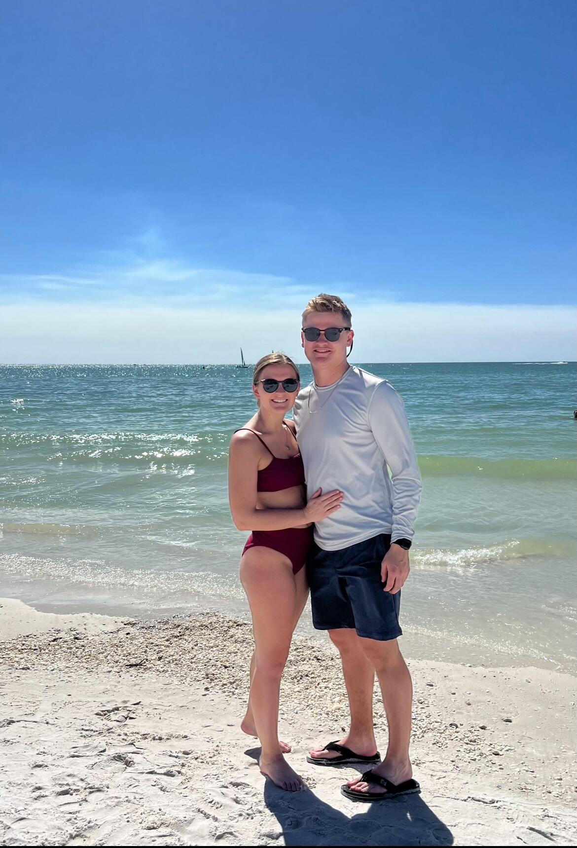 Davids first of many visits to Marco Island. The journey to slowly converting him into a beach lover. 