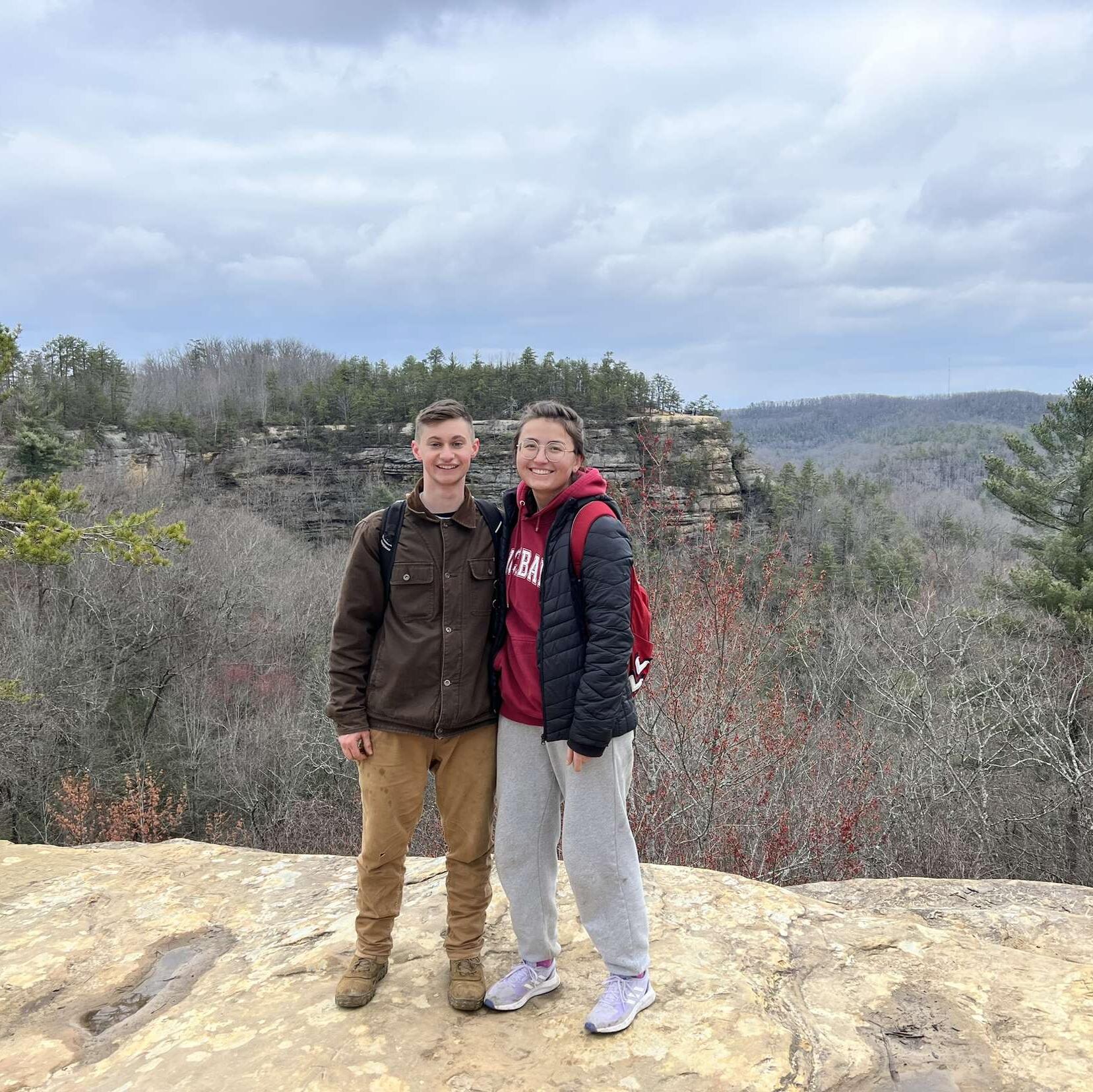 To Kentucky for climbing and camping! Our first road trip together.