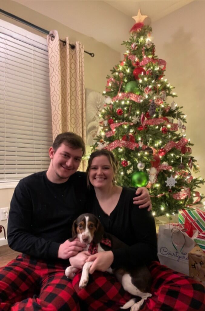Our first Christmas with Smeagol!