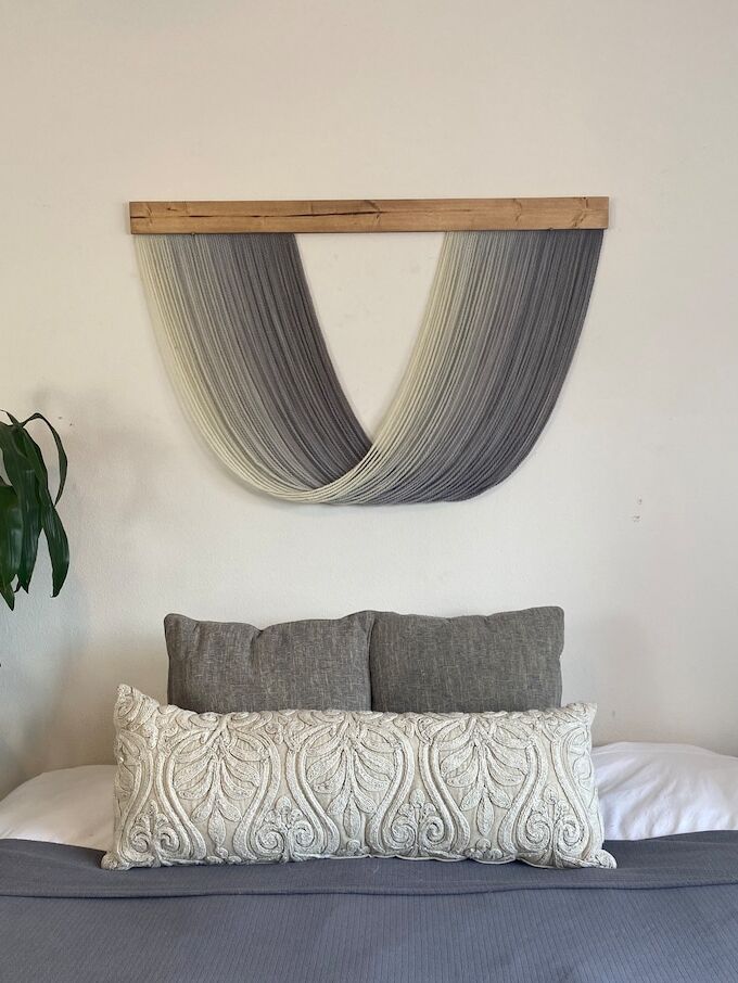 Wool wall hanging anniversary gift