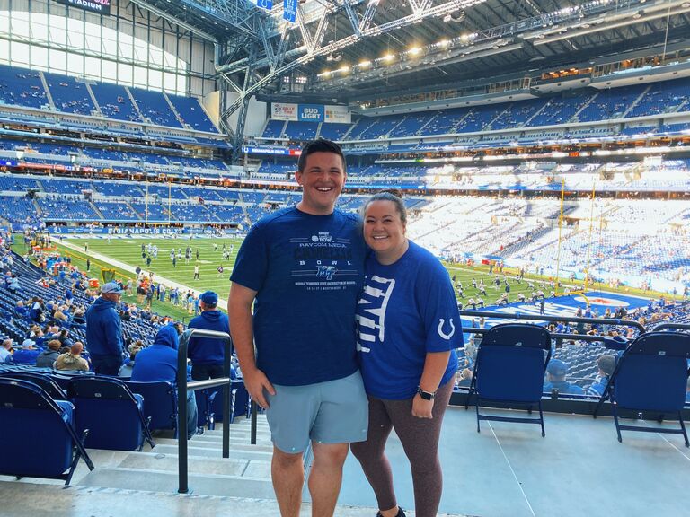 Jared and KJ agree that they want to go to every NFL Stadium and watch a game, so they head up to Indianapolis to catch a Colts game!