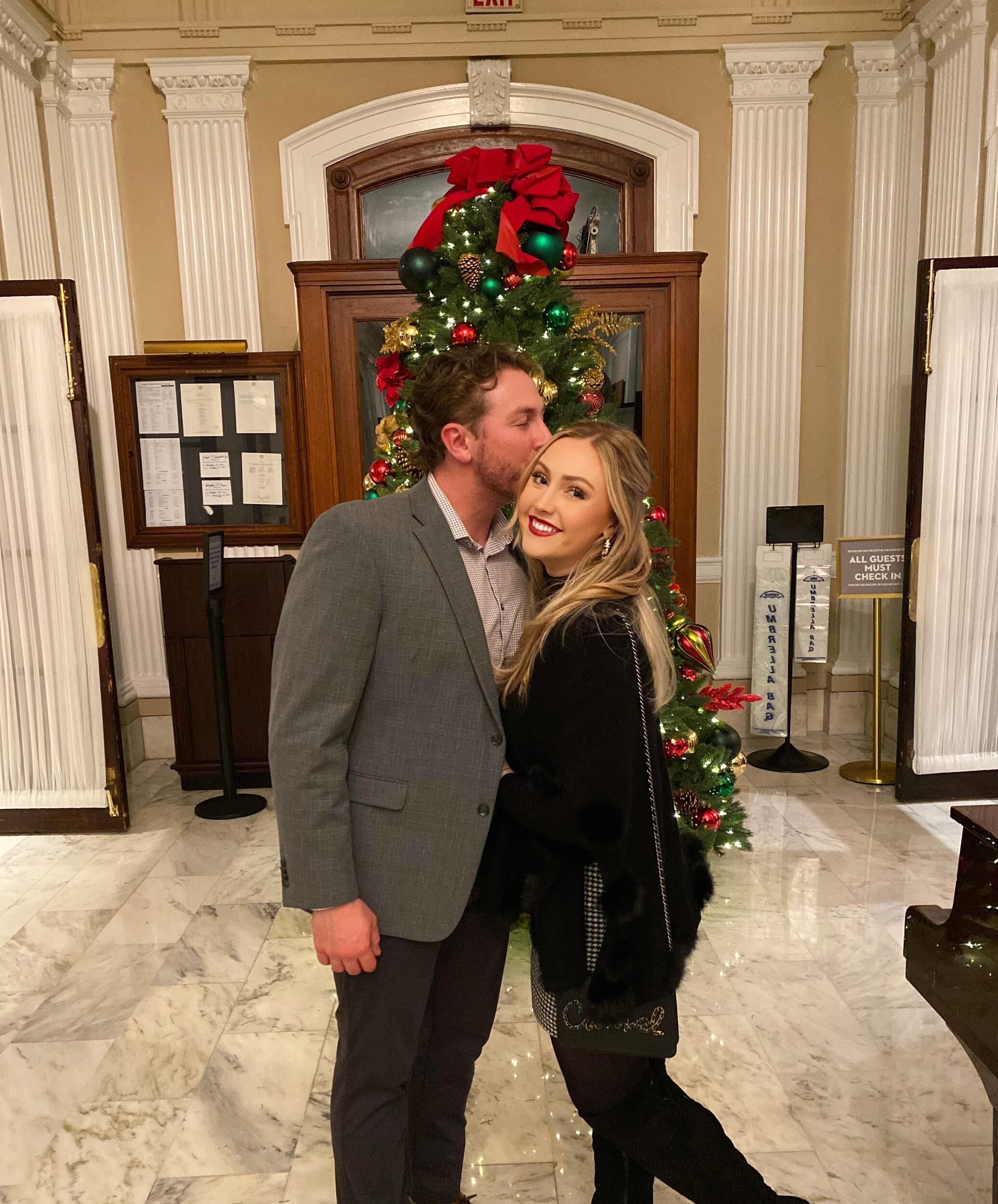 The pair celebrated New Years with Ashley's family in Philly and Mont Tremblant, Canada