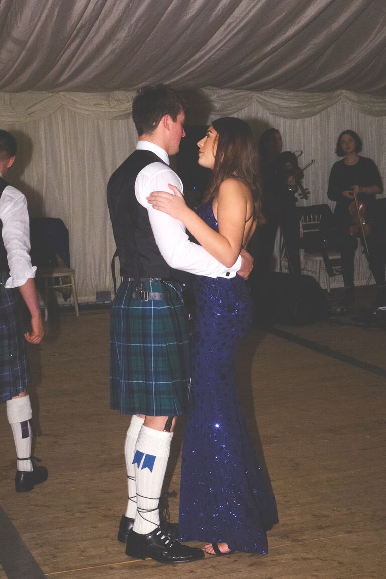 Our first dinner dance