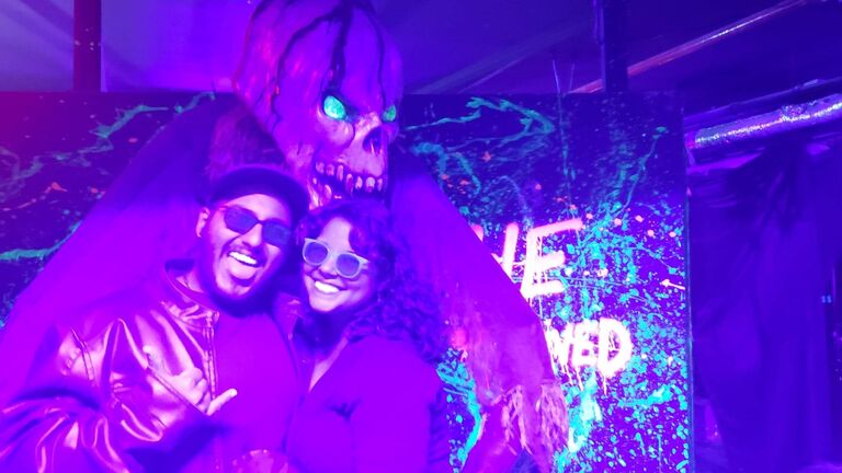 The couple celebrates their favorite month of the year by doing way too many Halloween activities