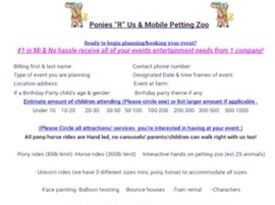 Ponies “R” Us & Mobile Petting Zoo - Petting Zoo - Flat Rock, MI - Hero Gallery 2