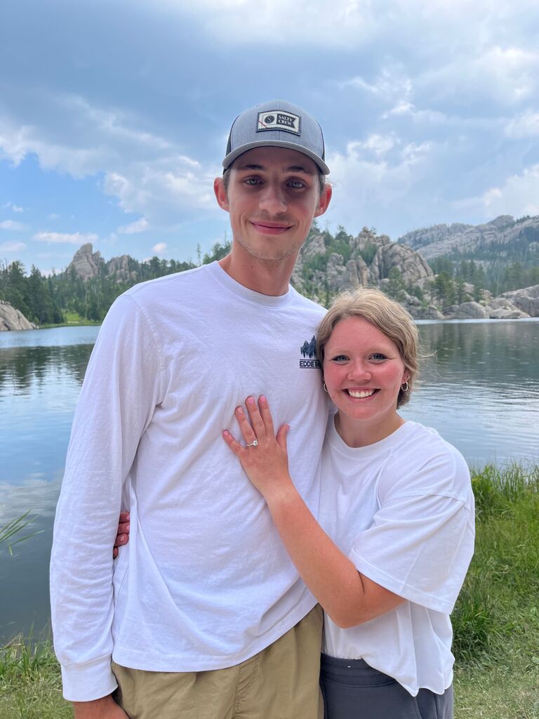 We’re engaged!
We got engaged in the Black Hills on a vacation with Sierra’s family!