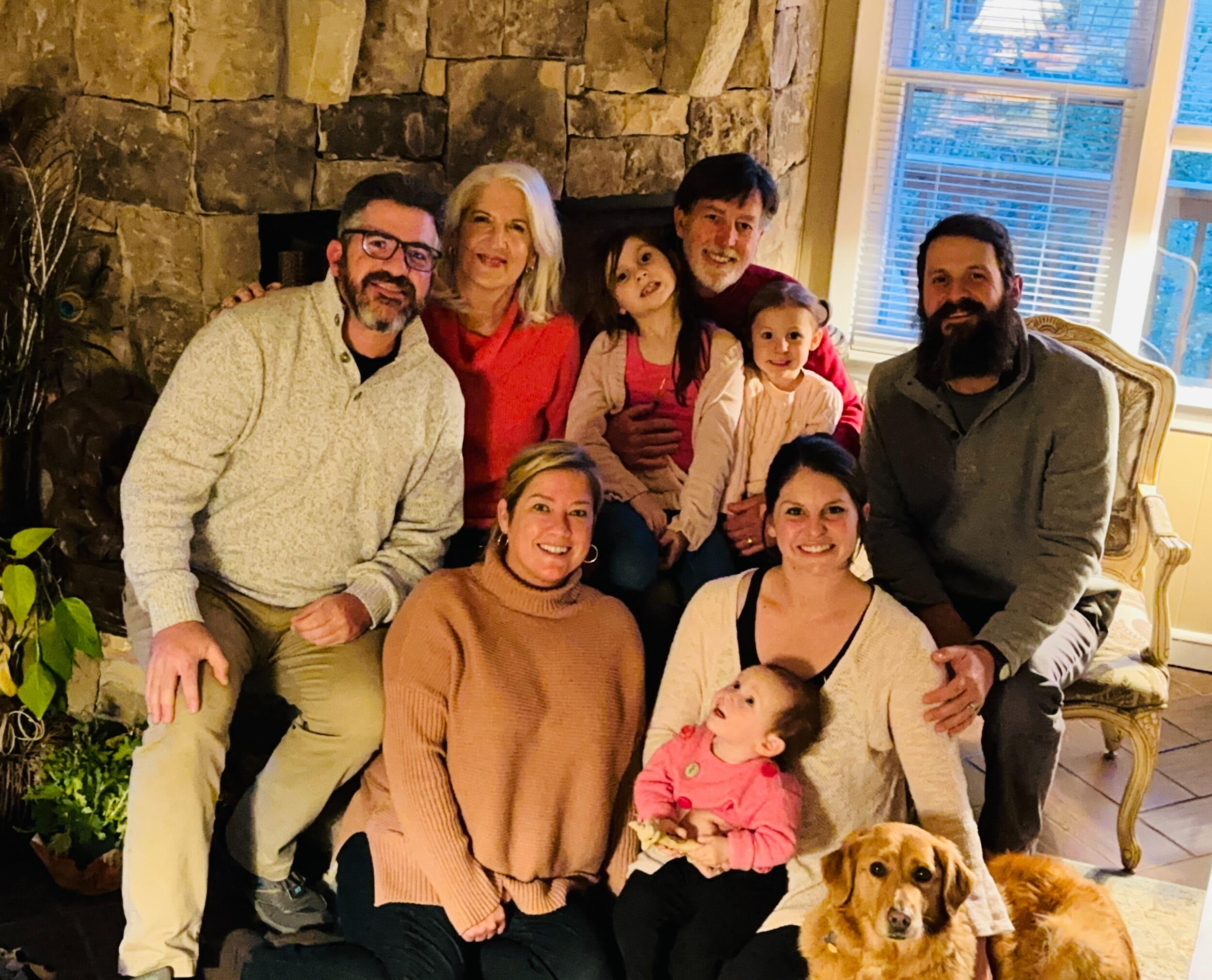 Our first Thanksgiving and my first family pic!