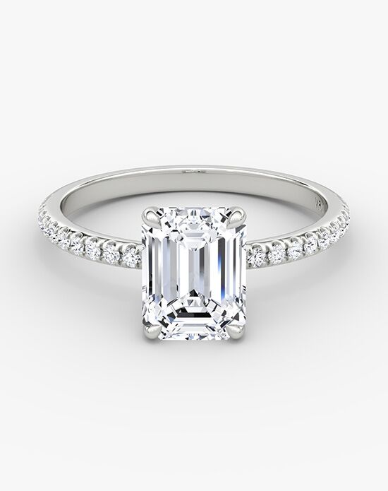 VRAI Signature Emerald Engagement Ring | Platinum Engagement Ring | The ...