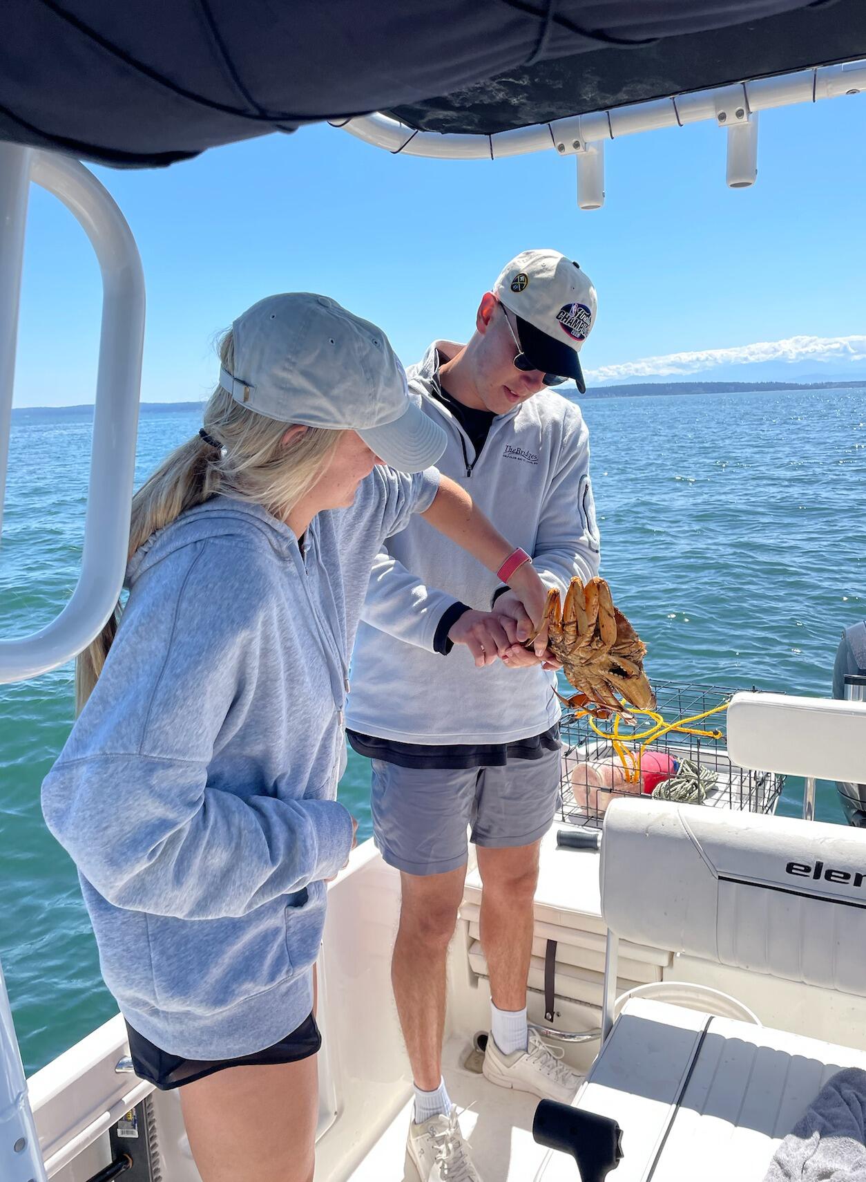 Adventures - we went to Washington and spent the weekend exploring the Pacific Northwest and a highlight of the day was crabbing!