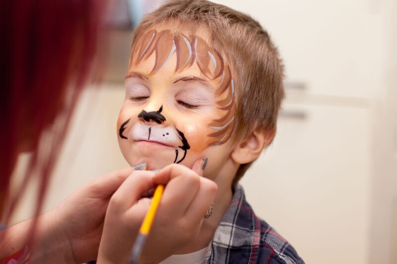 Face painter - brother and sister birthday party ideas