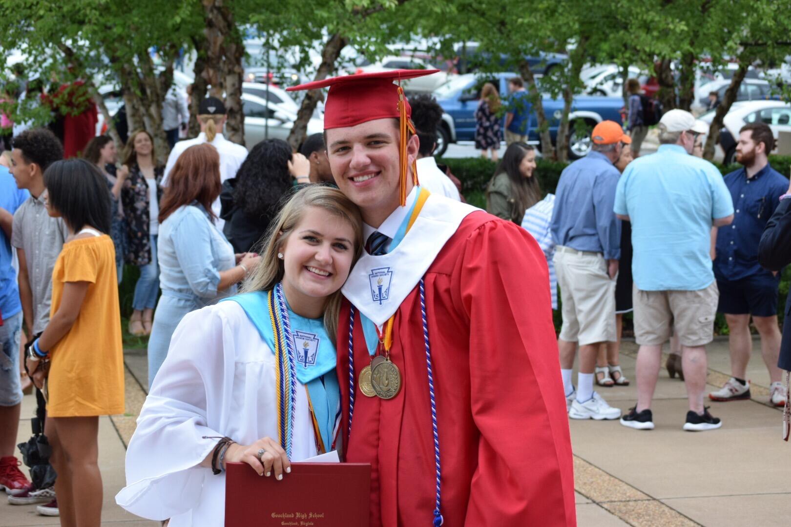 High school graduation . Now off to VT and JMU!