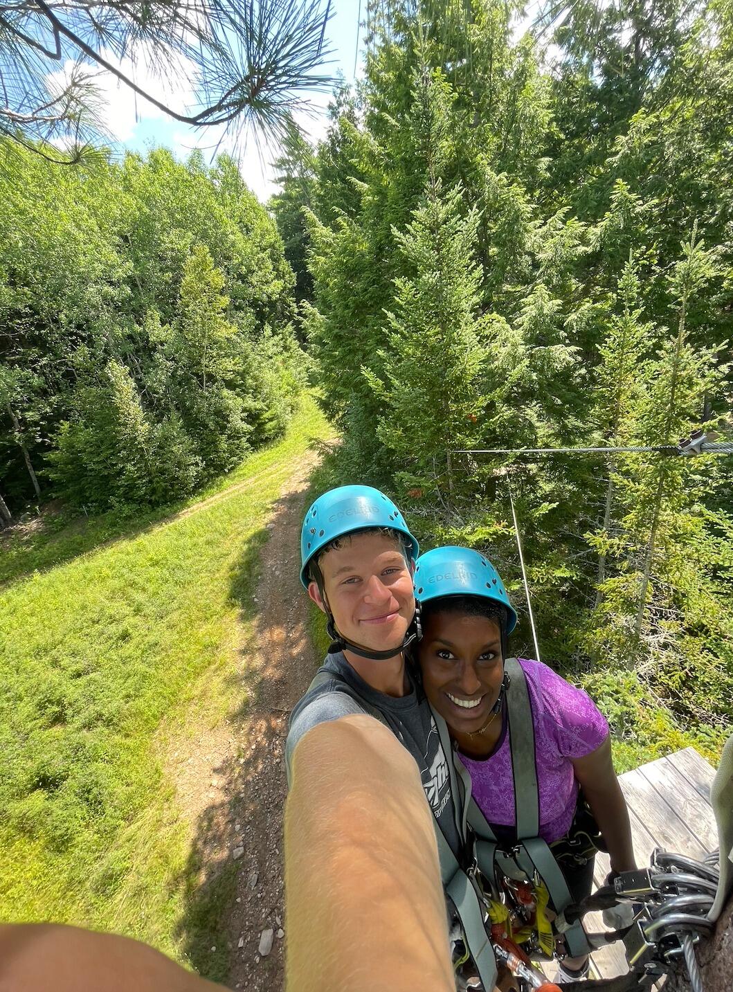 Spent summer break together in NS, Canada.