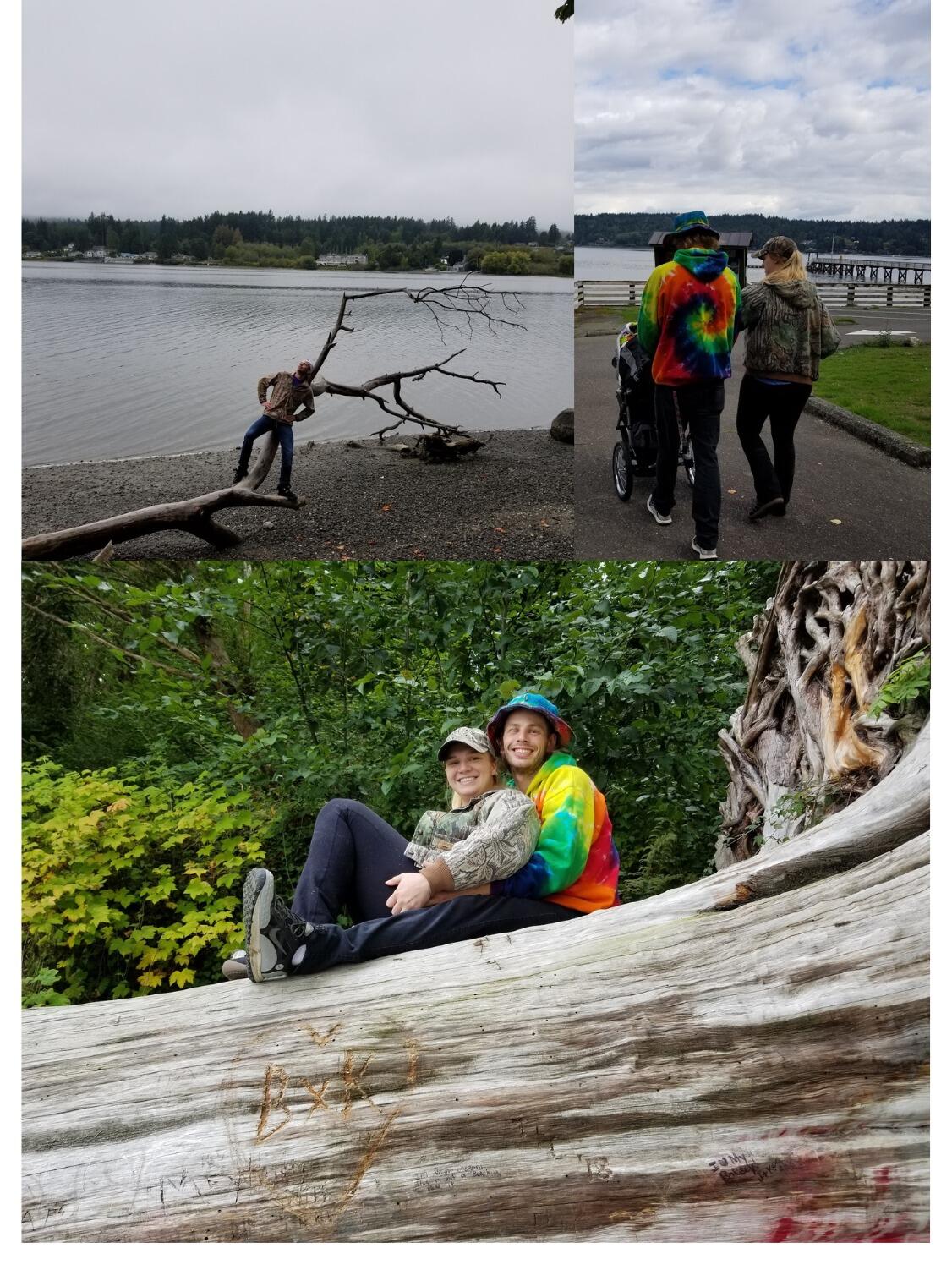 Our first hike after having Clover