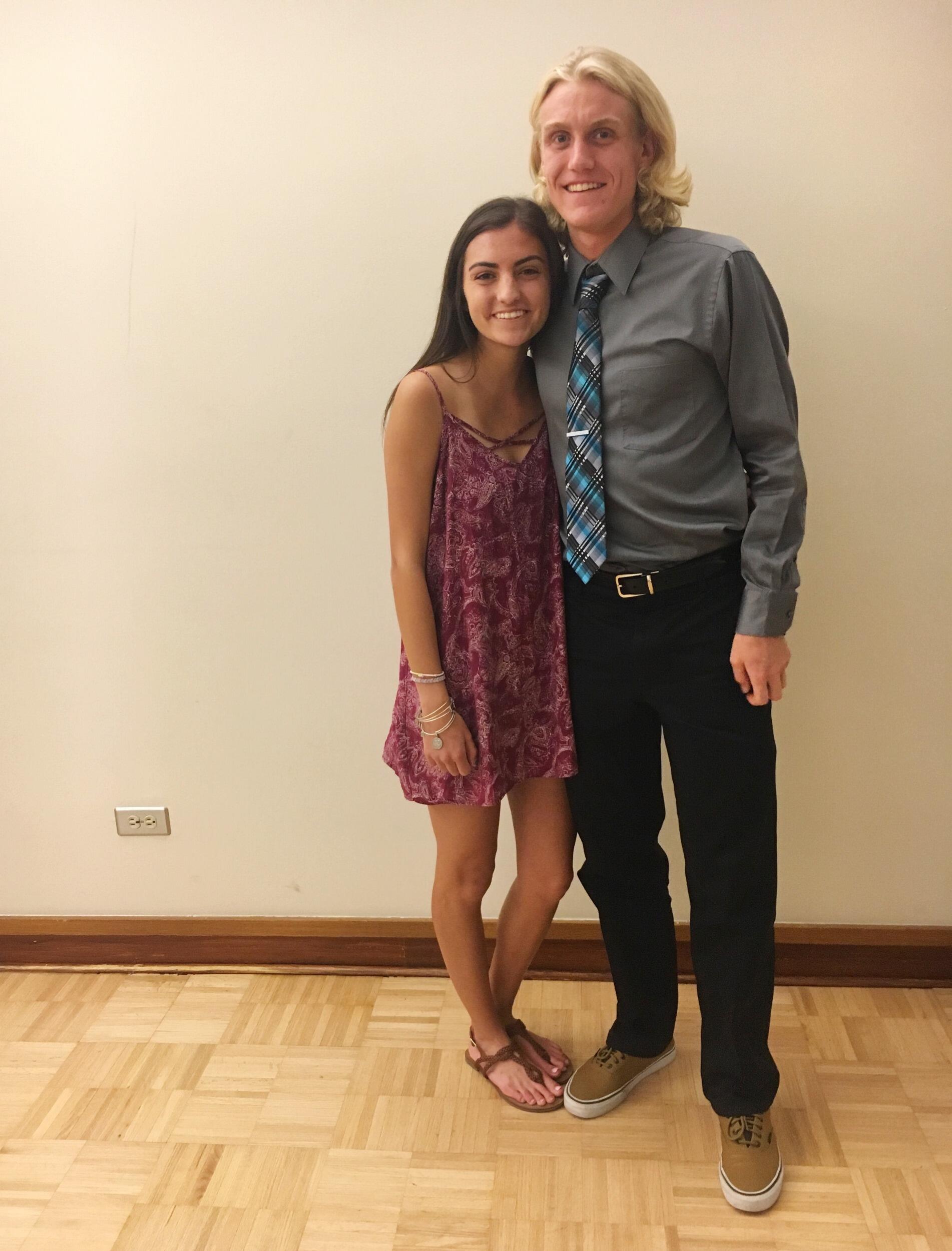 First official picture at the track banquet. 