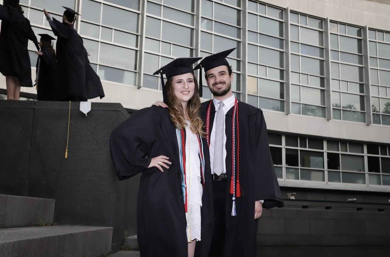 Hannah and Alex graduate college together!