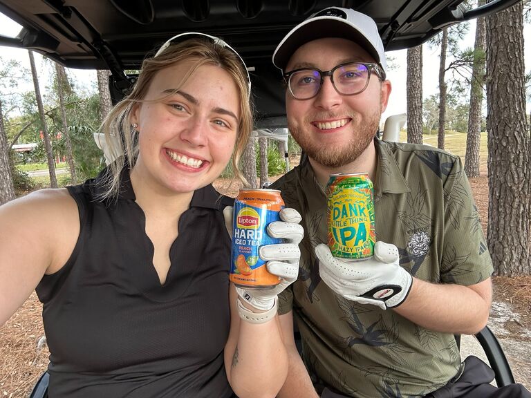 Golfing at Dubsdred in Florida!