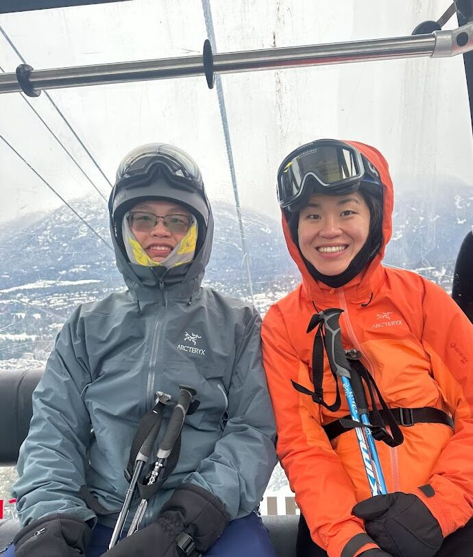 Chris' first time in Whistler