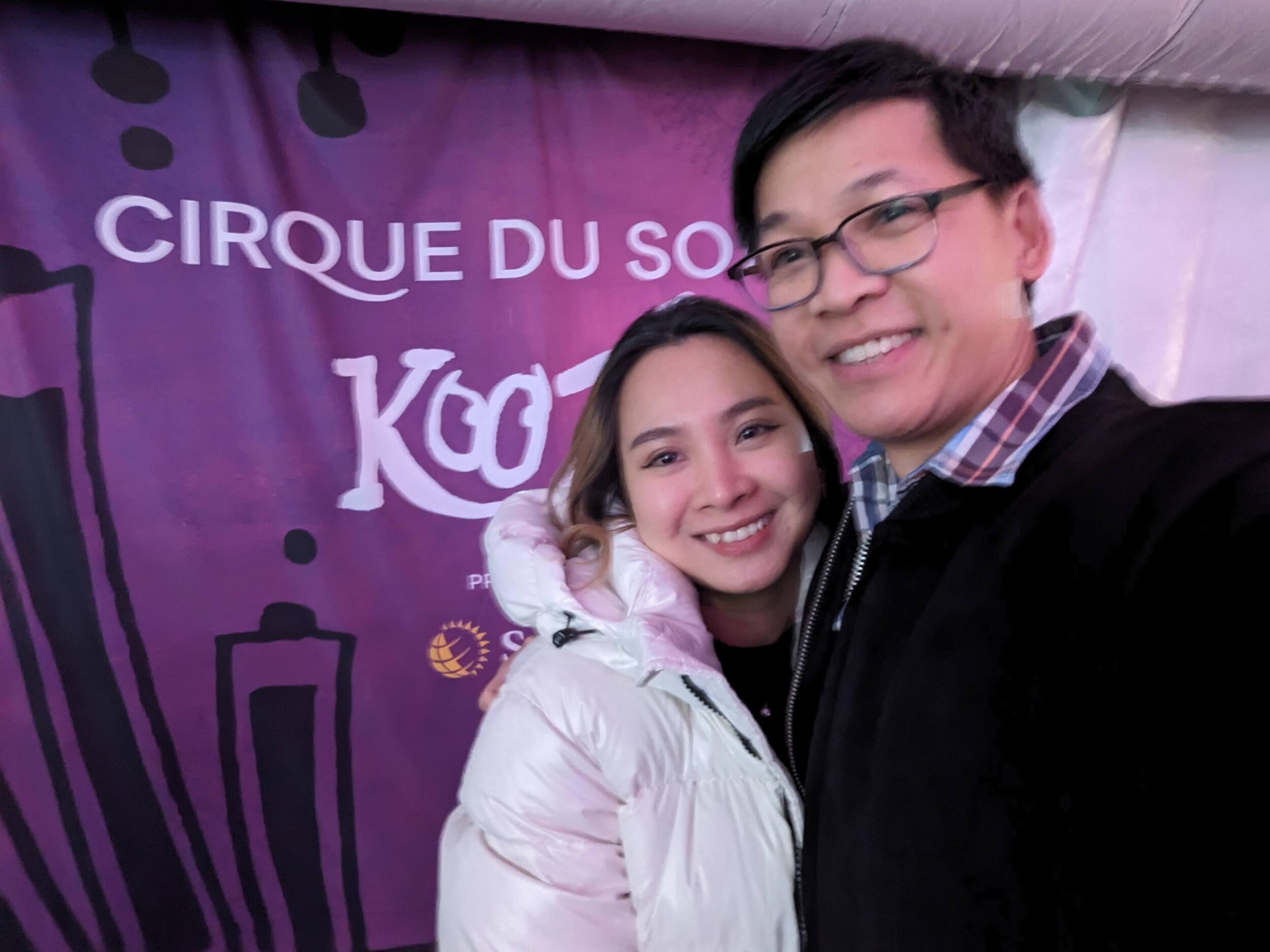 Our first Cirque du Soleil show: Kooza at Concord Pacific, Vancouver.