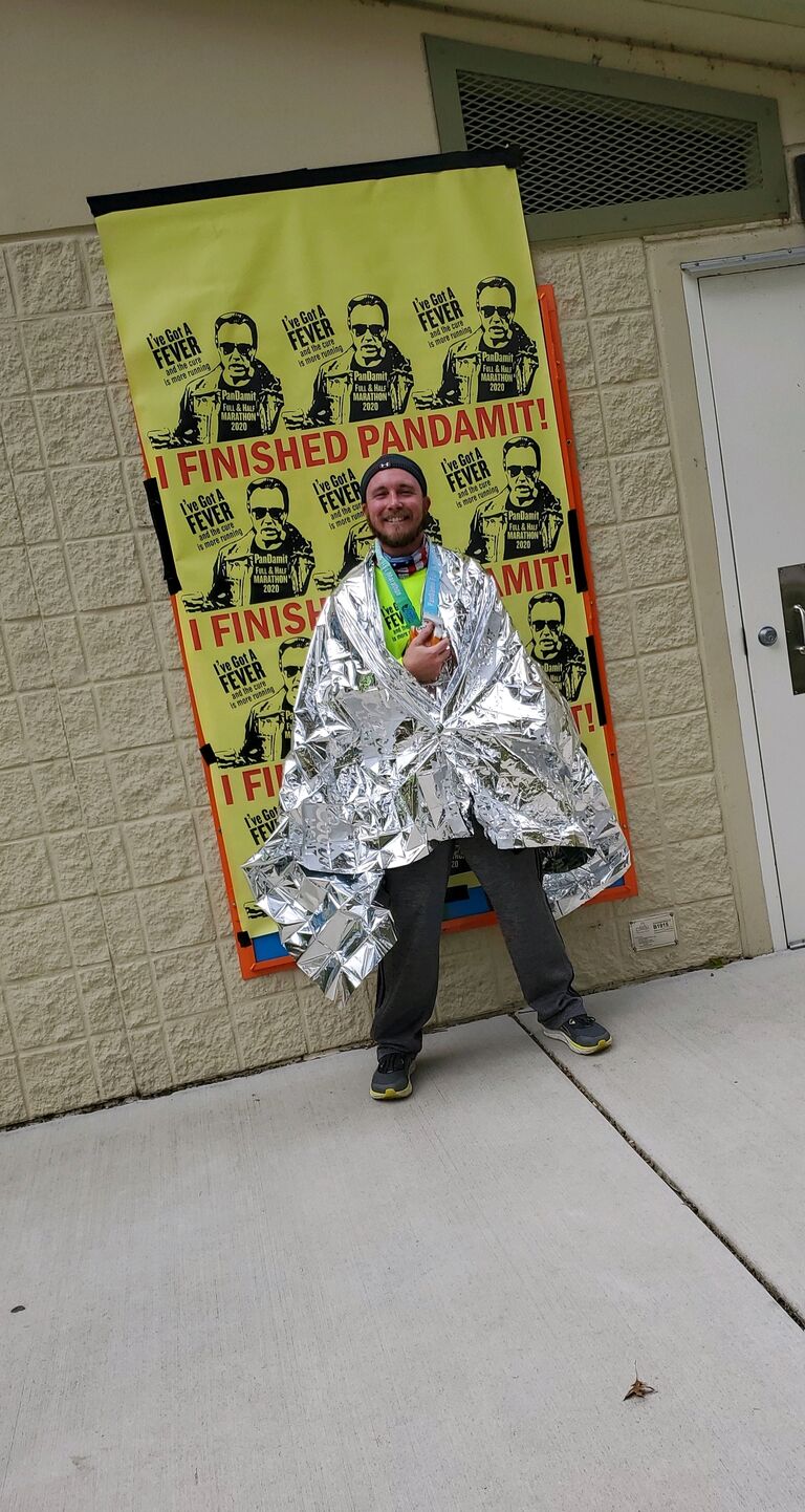 Josh accomplished his first 1/2 Marathon. Deanna frozen her butt off, but enjoyed watching Josh tackle this accomplishment. 