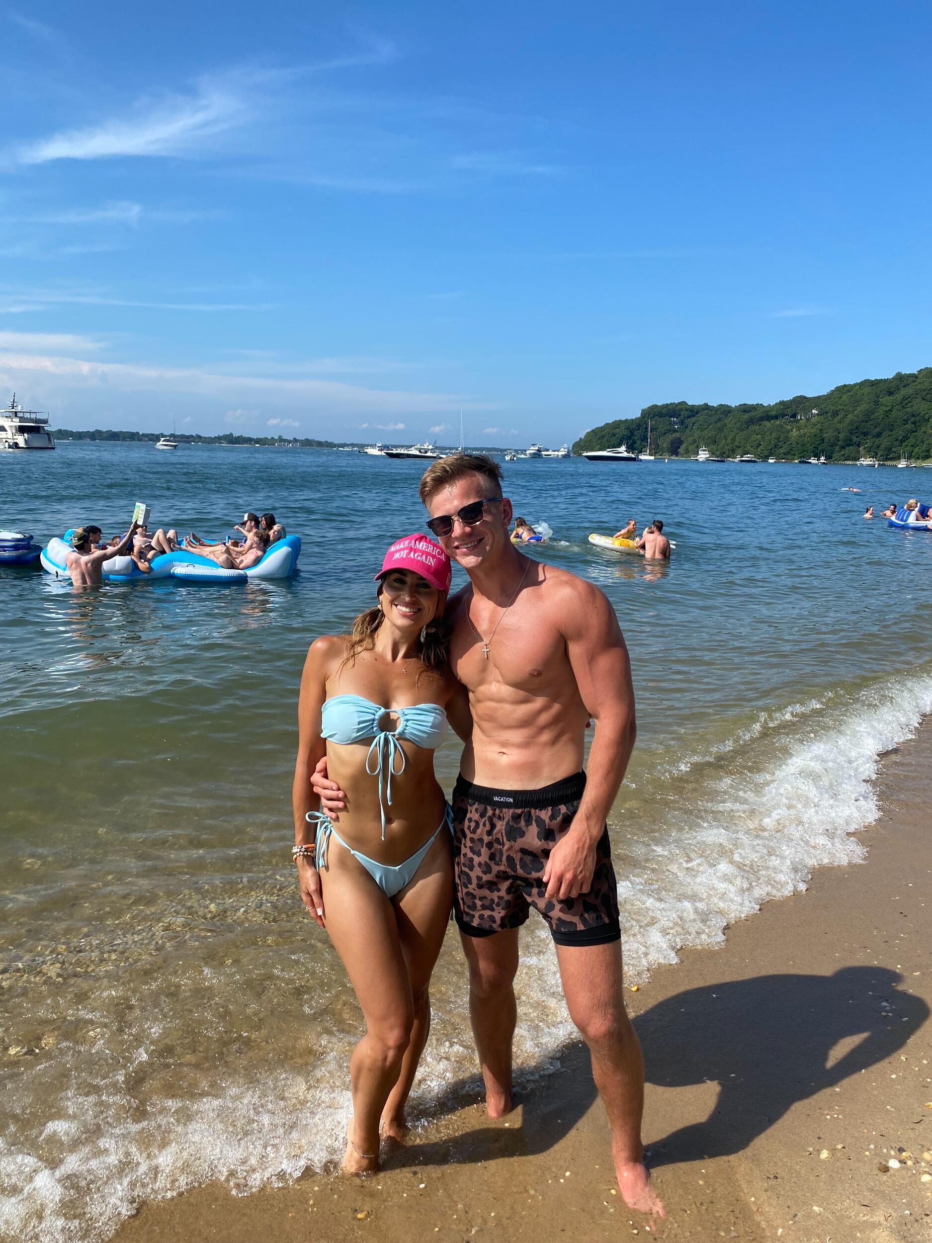 4th of July! Sunset Beach, Shelter Island #MakeAmericaHotAgain