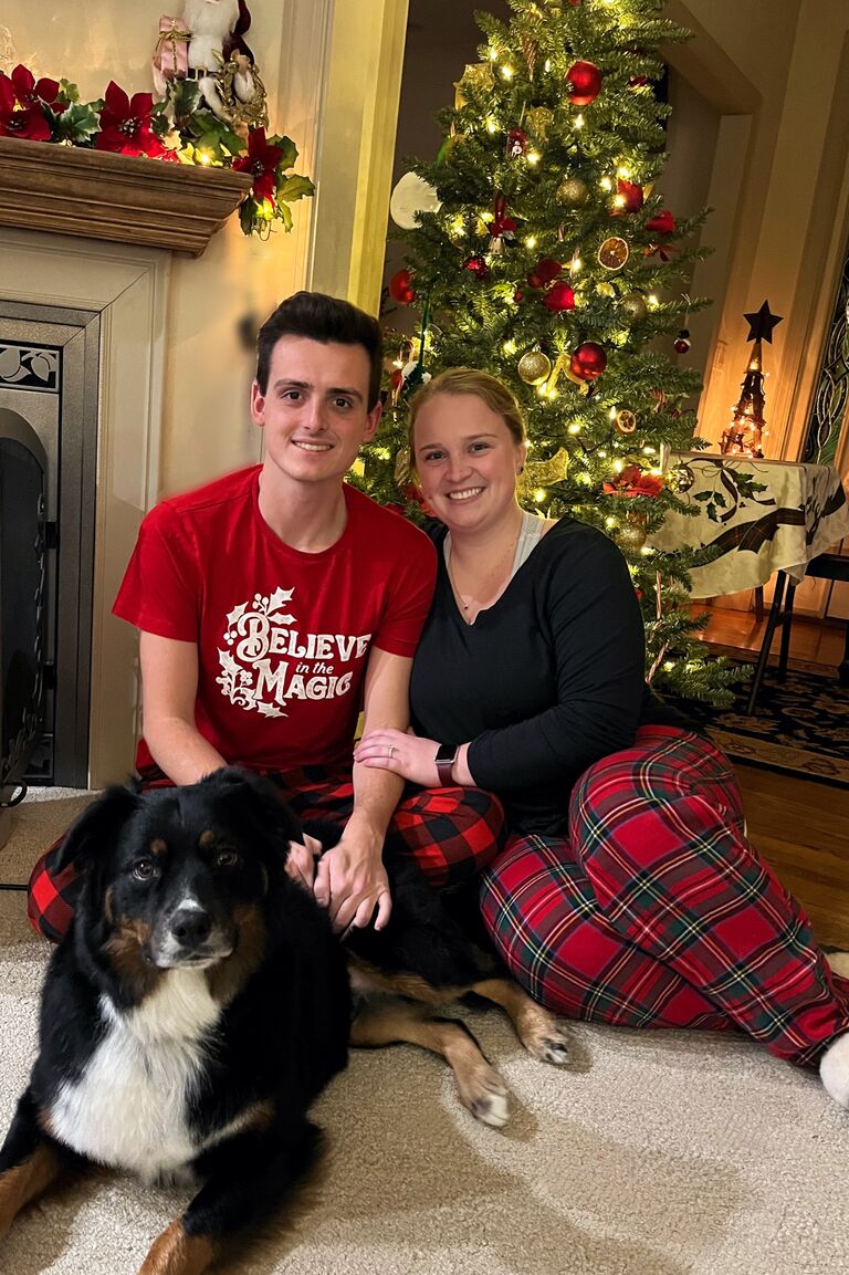 Another Christmas together & birthday #3 for Miss Luna