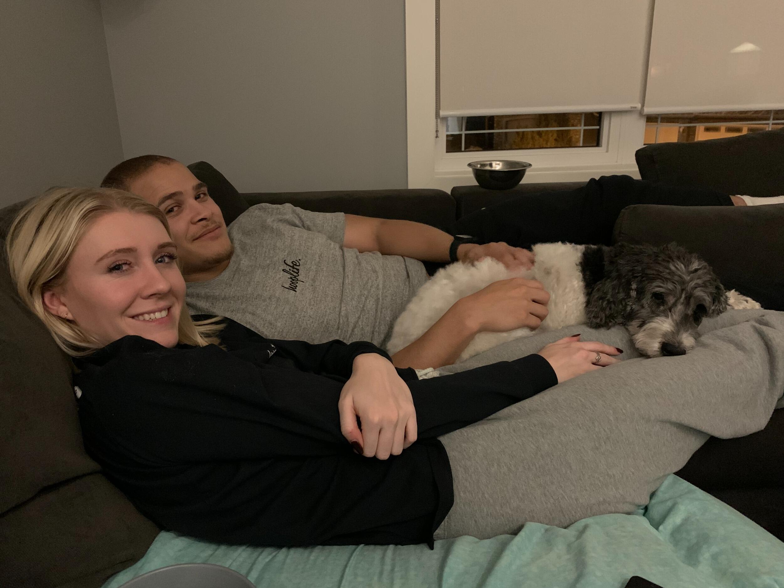 Checkers snuggles :)