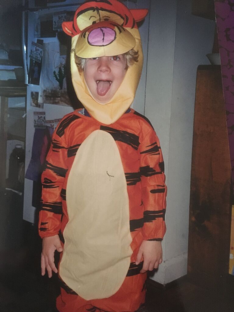 A happy boy.