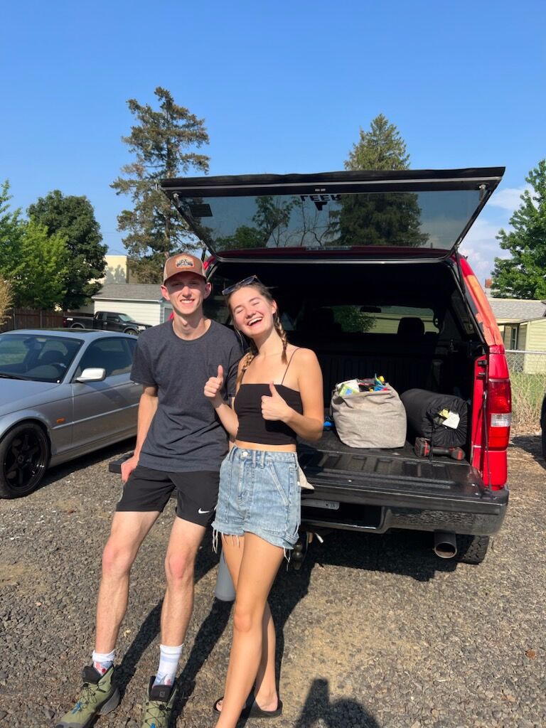 First camping trip together.