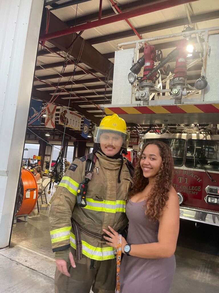 Kenny’s Live Burn Day in Fire Academy