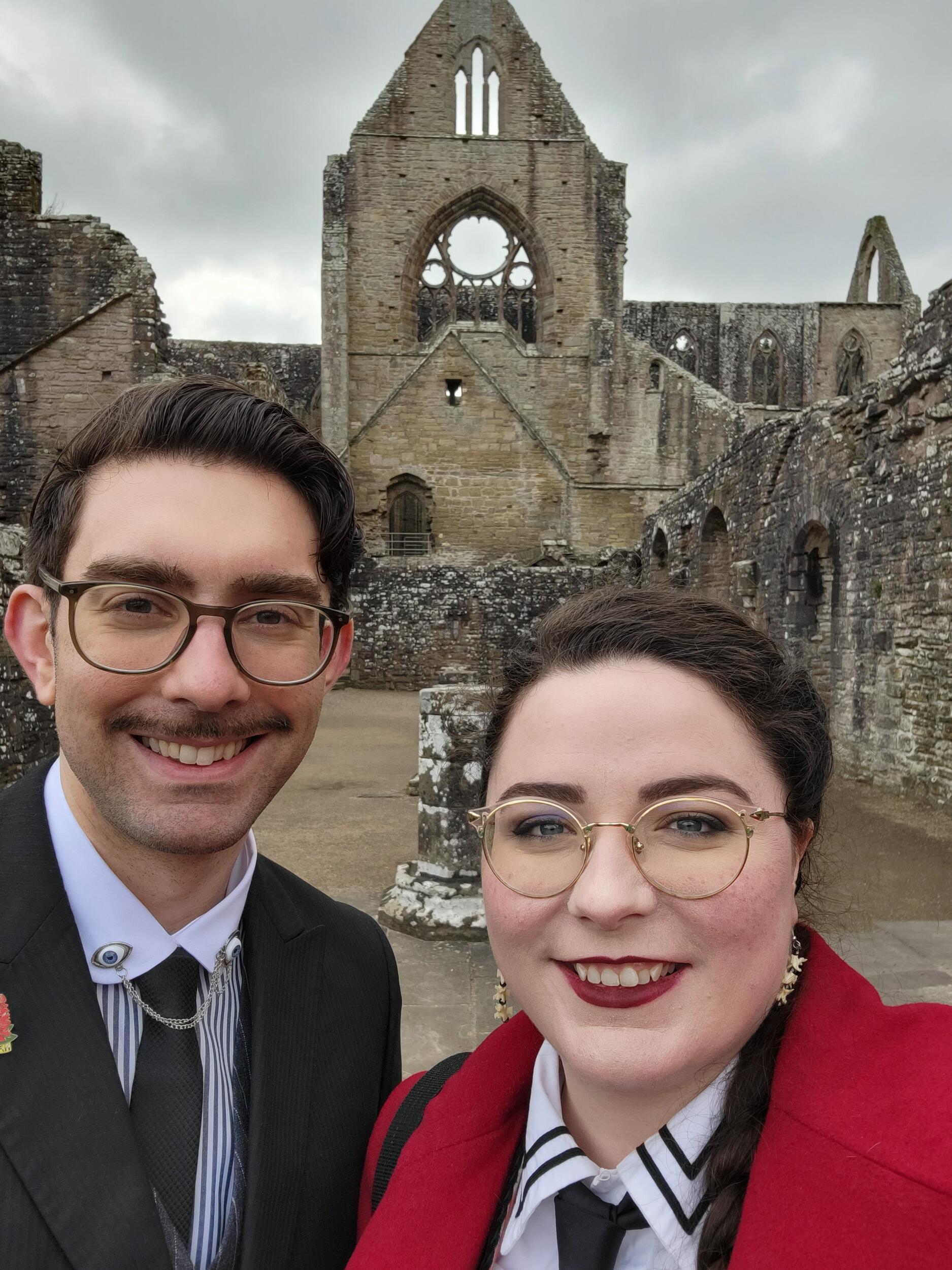 After many years together, we are still best friends and still going on adventures. We've gone everywhere together: from Tintern Abbey in Wales...
