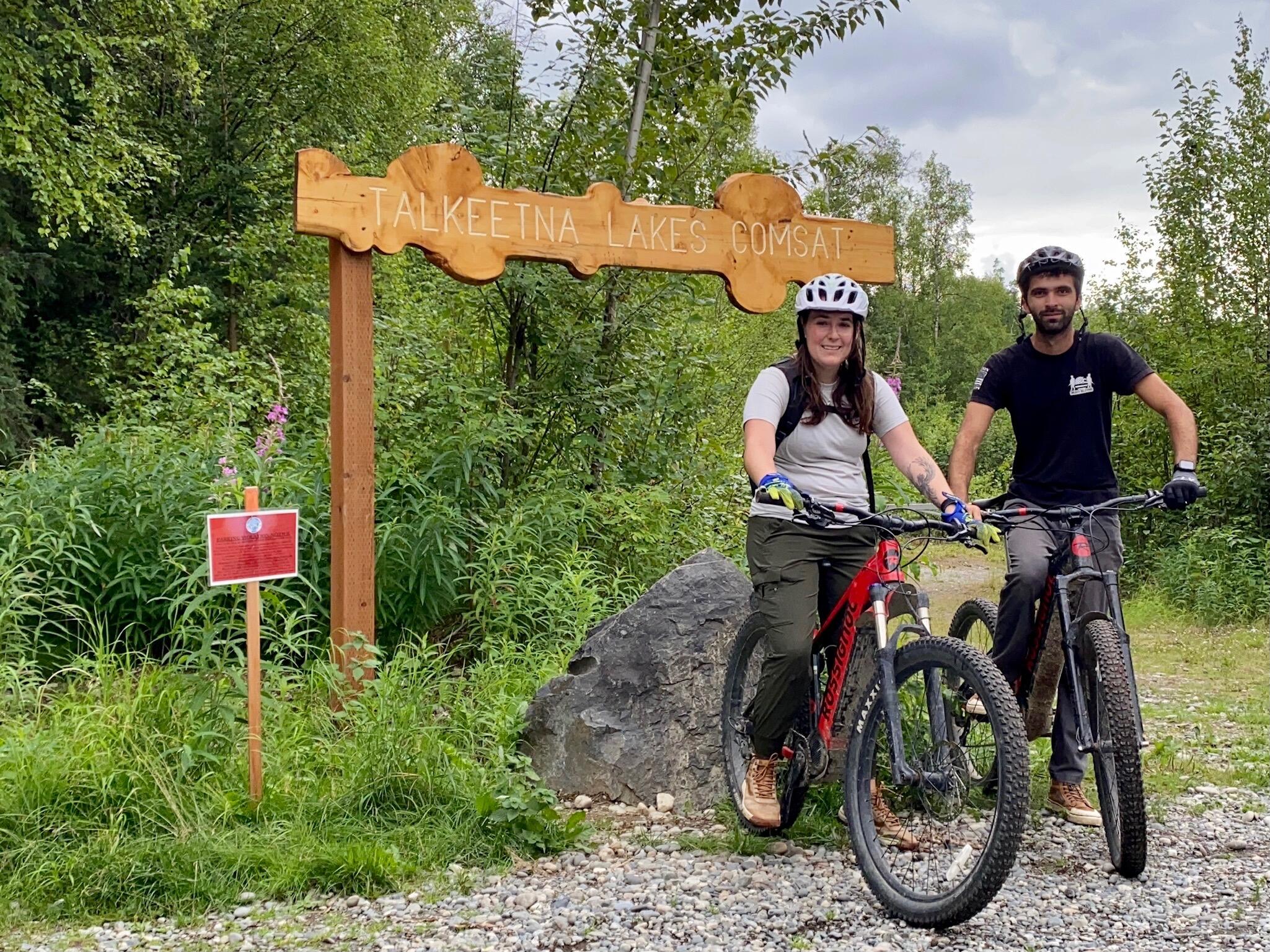 Bike riding in Talkeetna, Alaska!