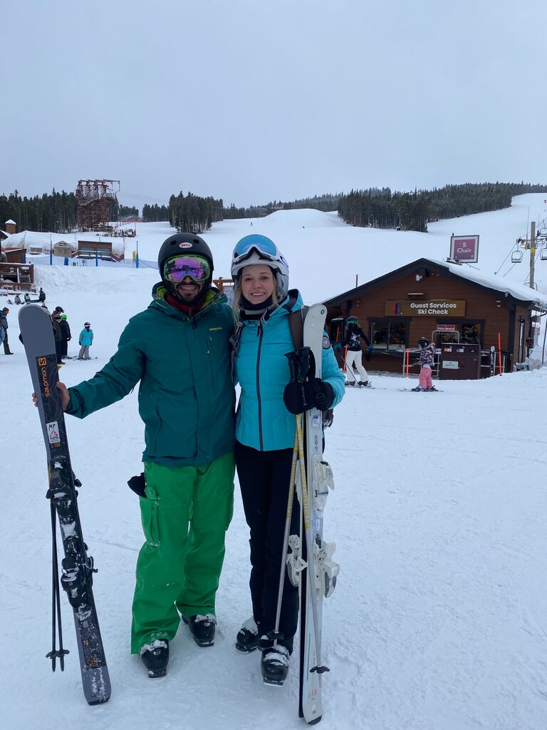 A trip to Breckenridge to teach Mike how to ski. The first of many ski trips and now our favorite activity to share together! Mike meets Bella and Mabel, Olivia's close friends from college. 