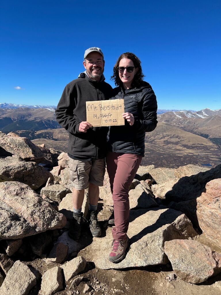 Our first 14'er together!