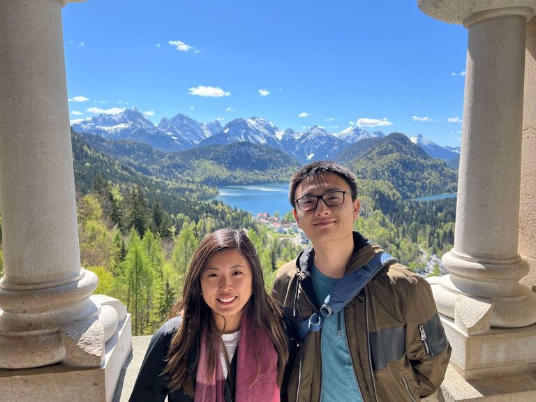Trip to Germany, Castle in the Alps.