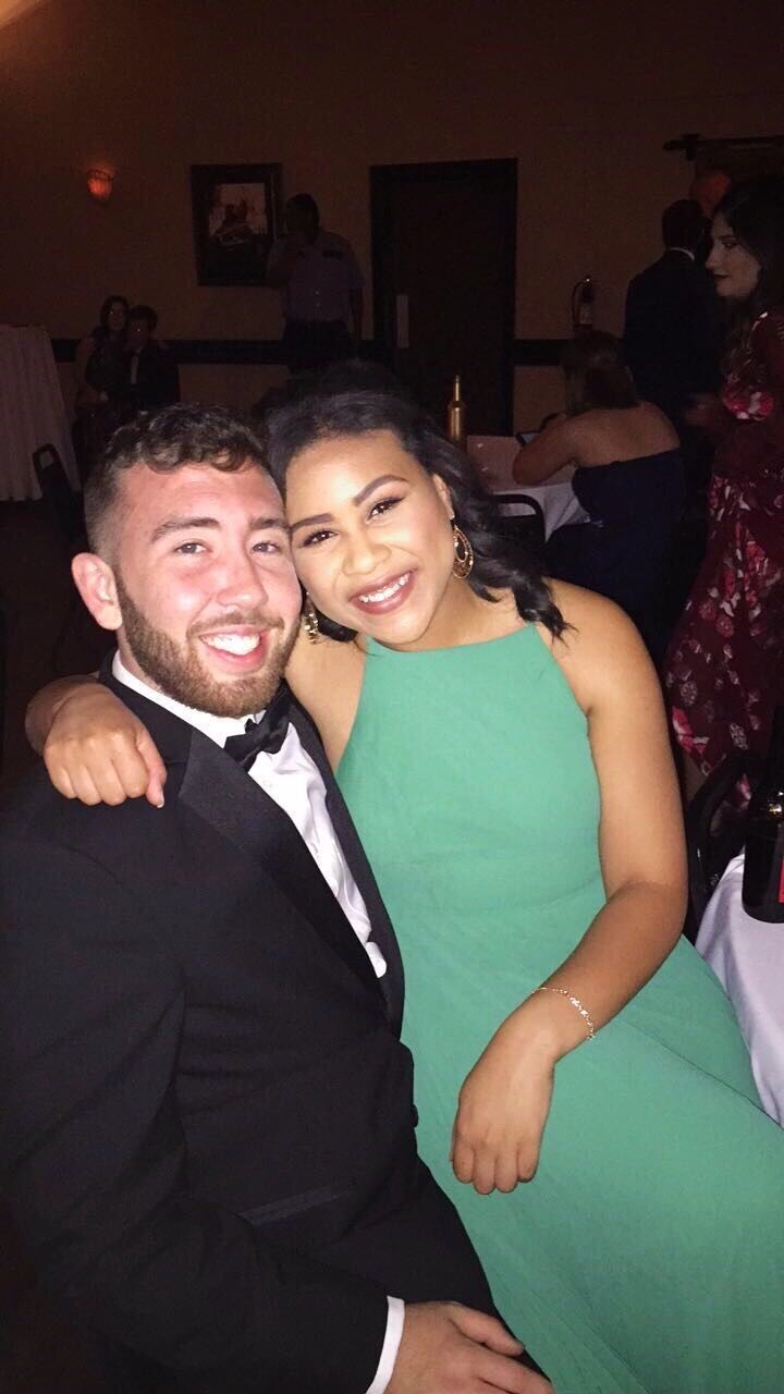 Bethany was very excited to have a date secured to her sorority formal!