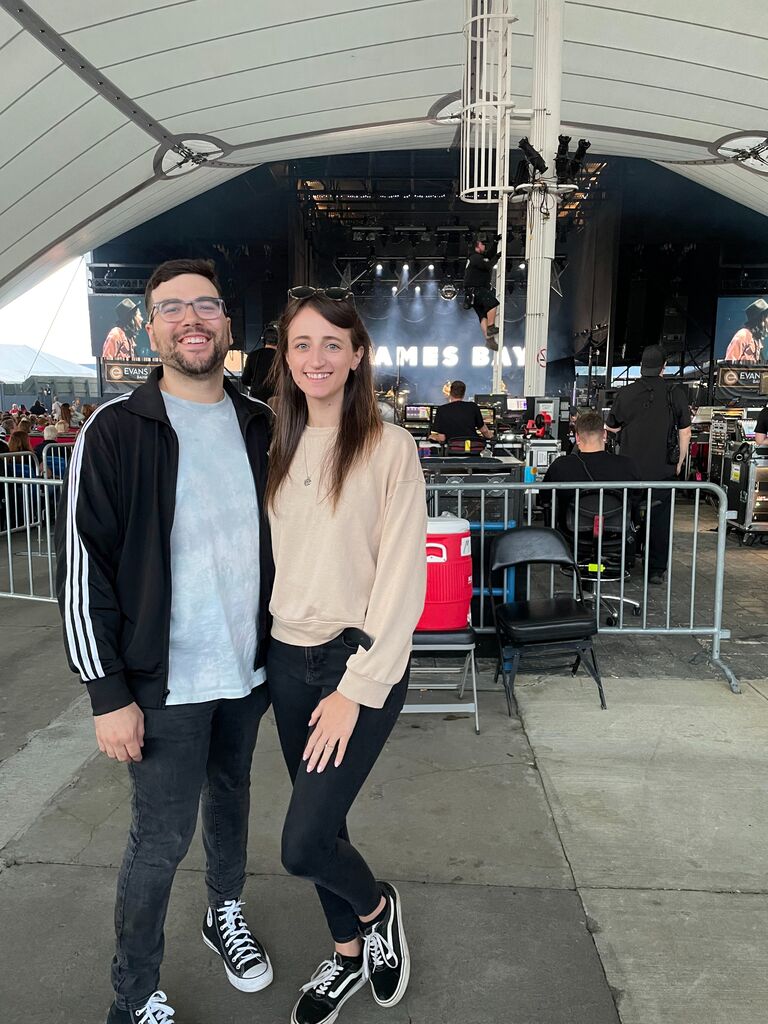 And at a James Bay show!