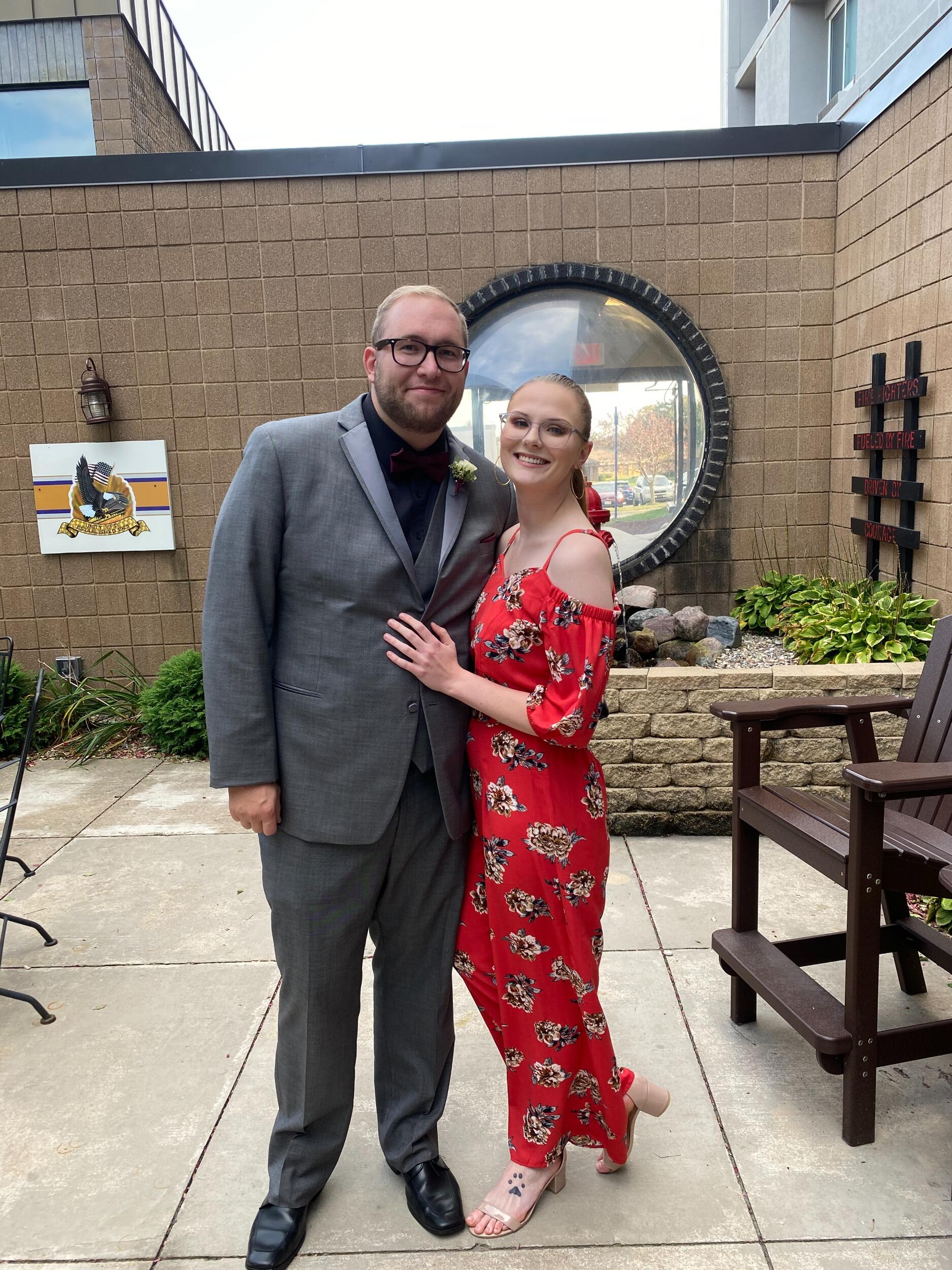 First wedding together.