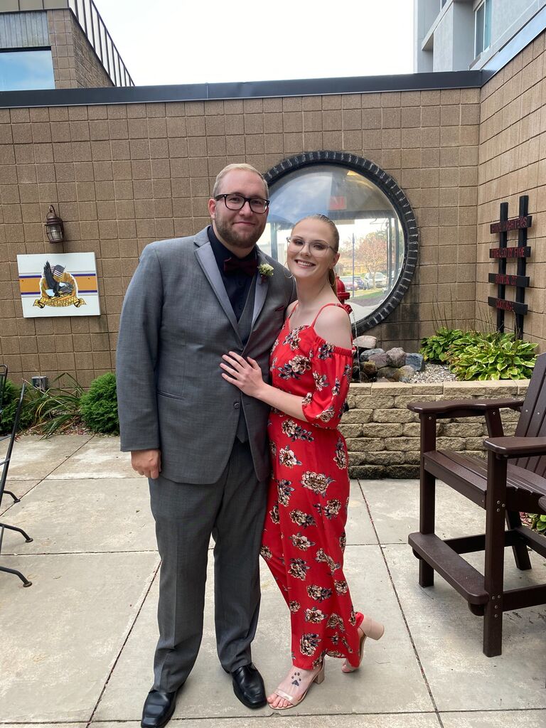 First wedding together.