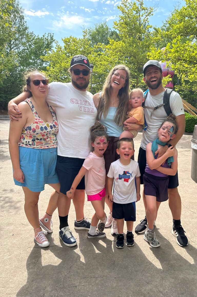 Paige’s first visit to Silver Dollar City with Daniel’s family 