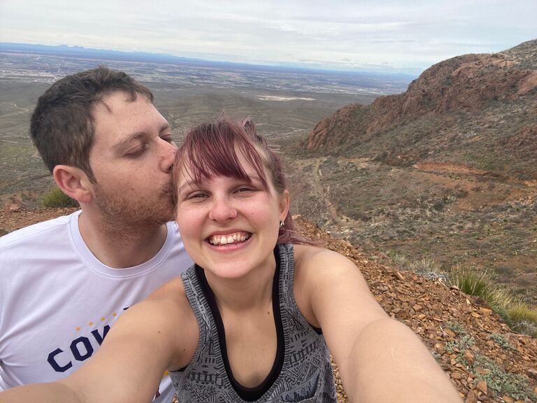 Hiking in the Franklin Mountains, El Paso, TX