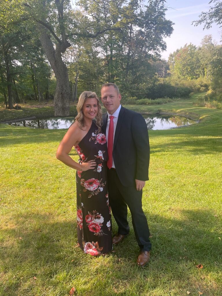 First public appearance as a couple! Lisa & Evan's wedding