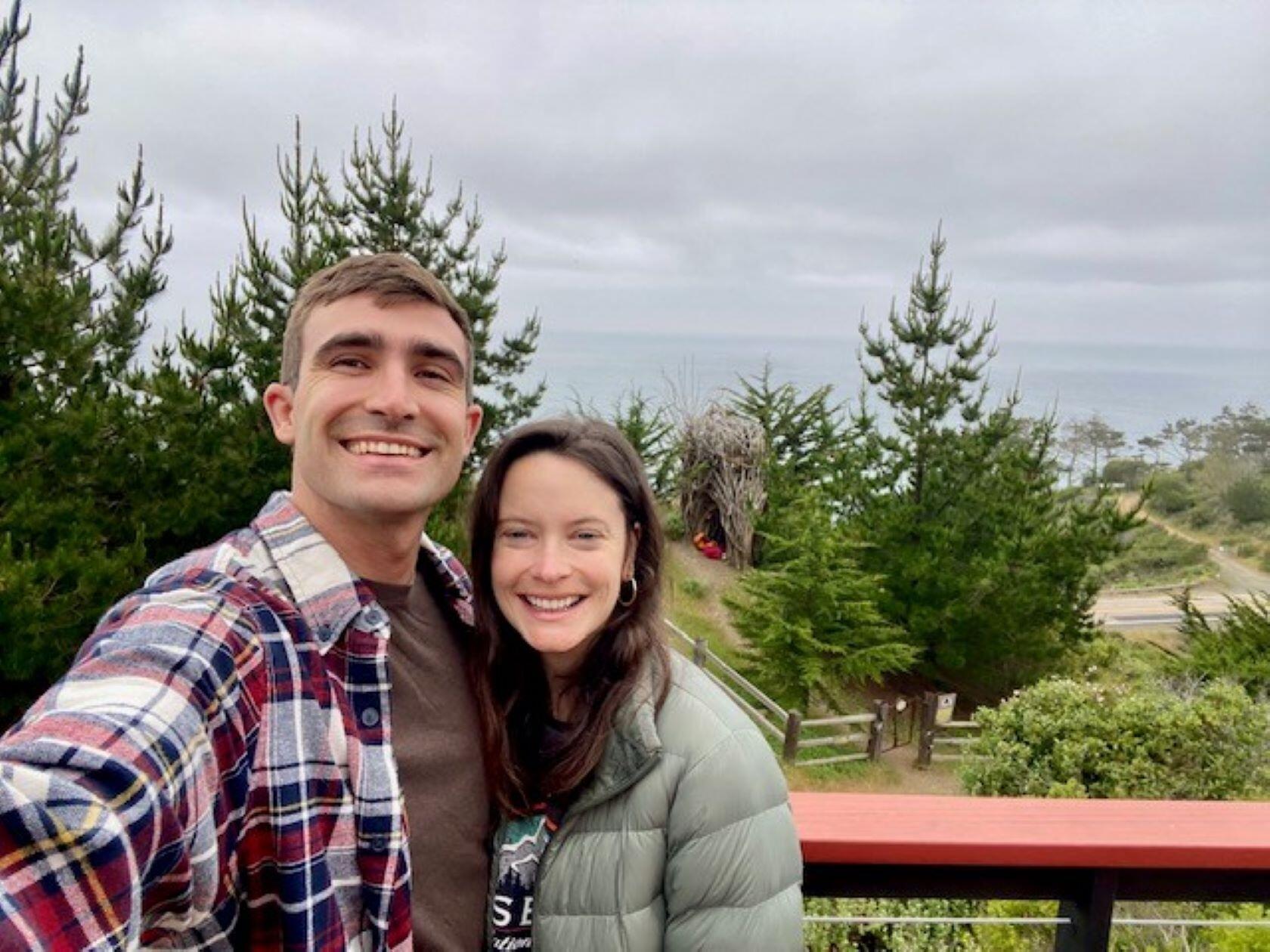 Our first yurt-venture in Big Sur - we hiked, ate sushi caught that day, and drank our coffee with this incredible view. We'll be back!