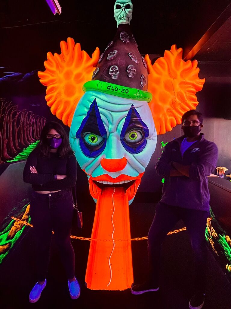 The one with their first date at Monster Mini Golf.