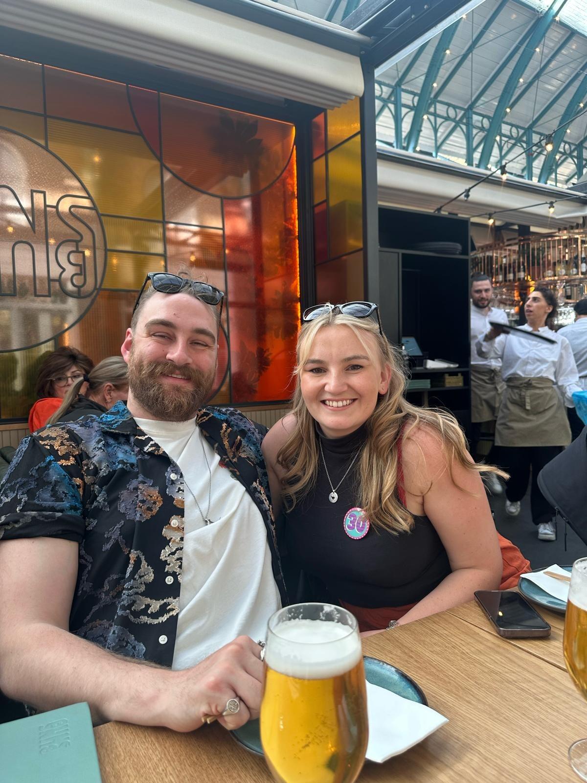 Lucy's 30th surprise in London