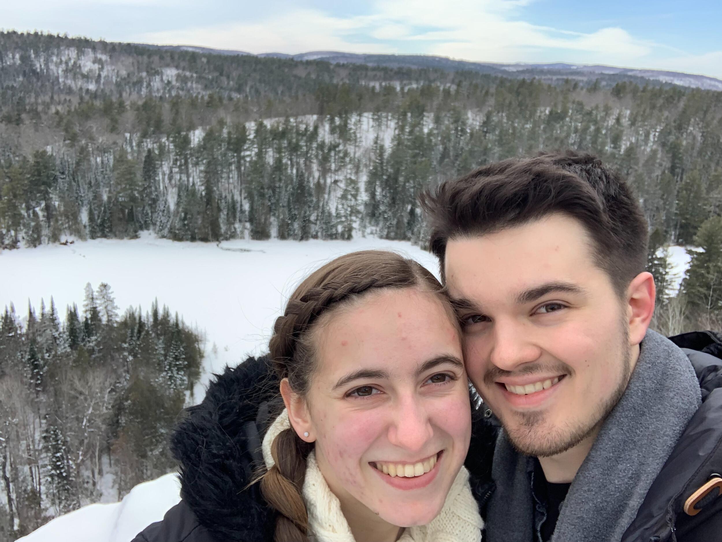 We also loved hiking together. This photo was taken on the Eagle’s Nest Lookout Trail during our trip to Ottawa, where Sarah met Sam’s grandparents for the first time.