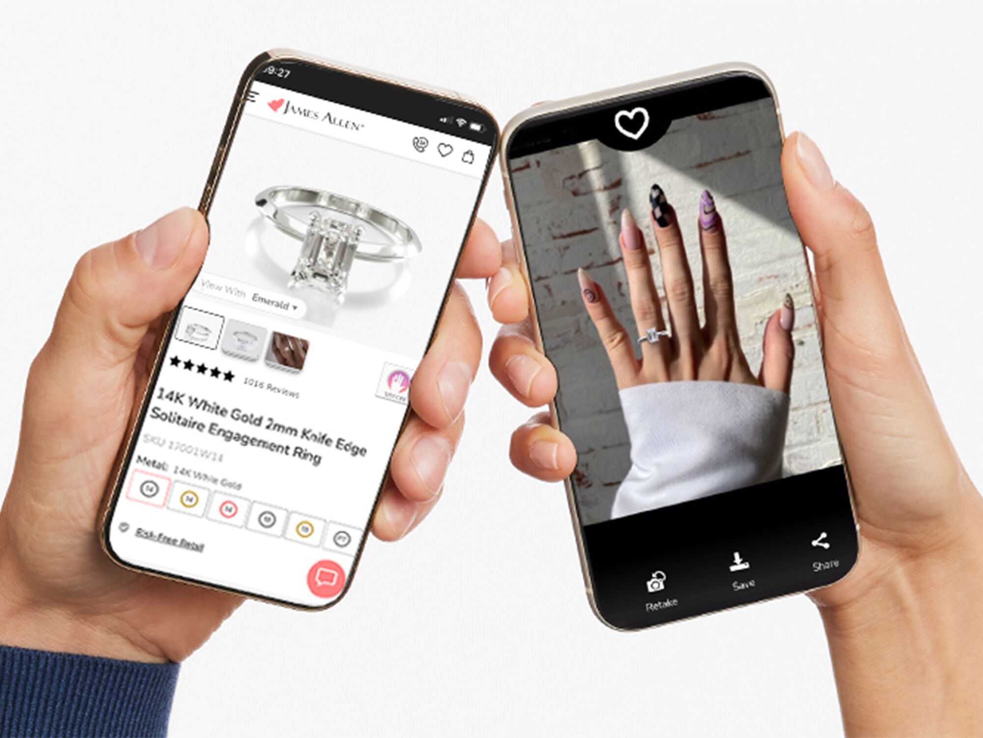 Jewelers With Virtual Engagement Ring Try-On